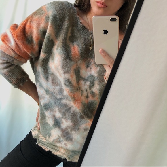 SWEATER tie dye sweatshirt - Picture 2 of 9